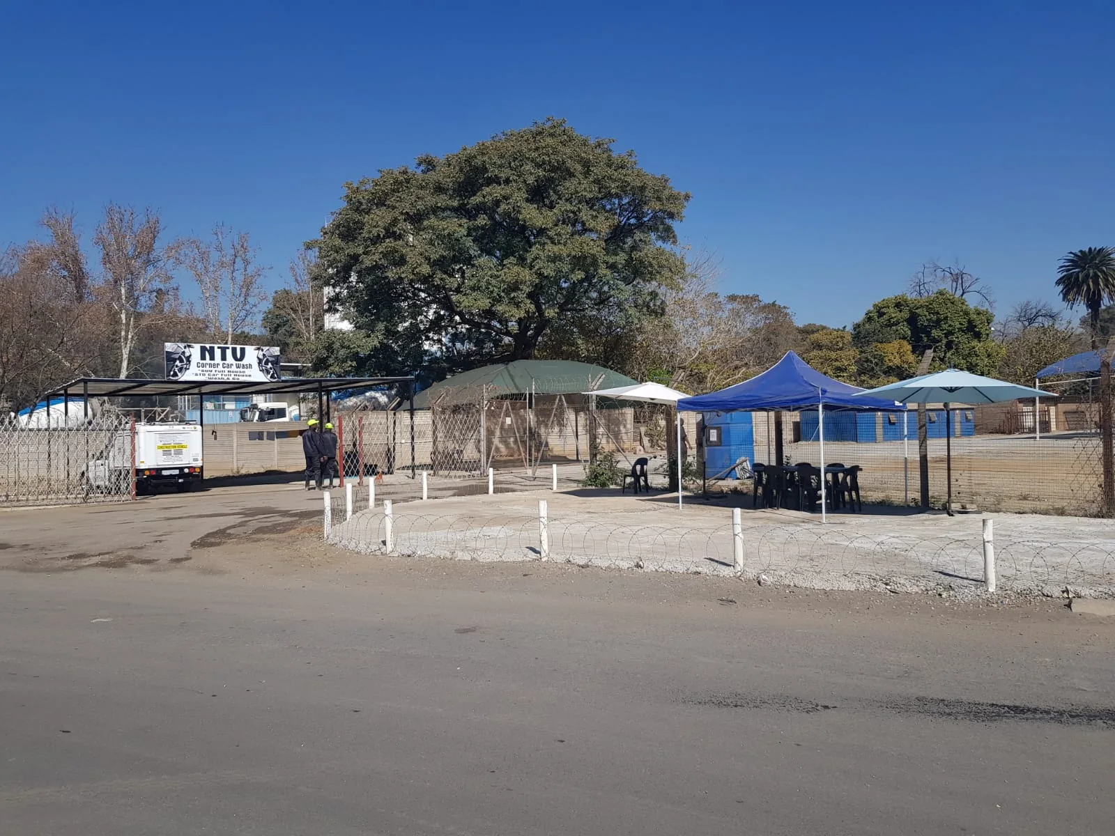 NTV Corner Car Wash exterior and covered wash area